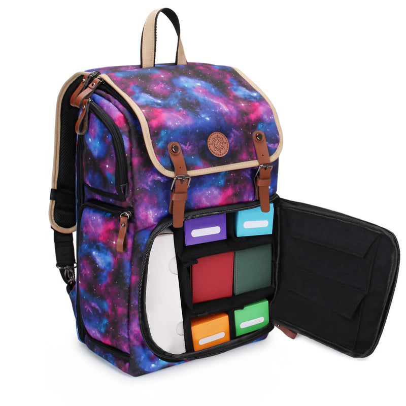 Enhance Gaming: Backpack TCG Storage: Galaxy
