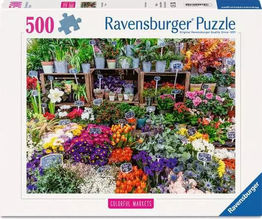 Ravensburger: 500 Pieces: Flower Market France