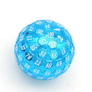 Foam Brain Games 45mm Metal D100 - Blue with White Font