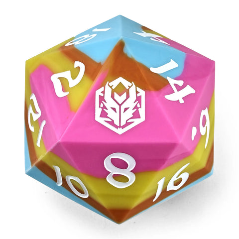 Hymgho: 55mm Chock Rubber Silicon D20: Radiant Whispers
