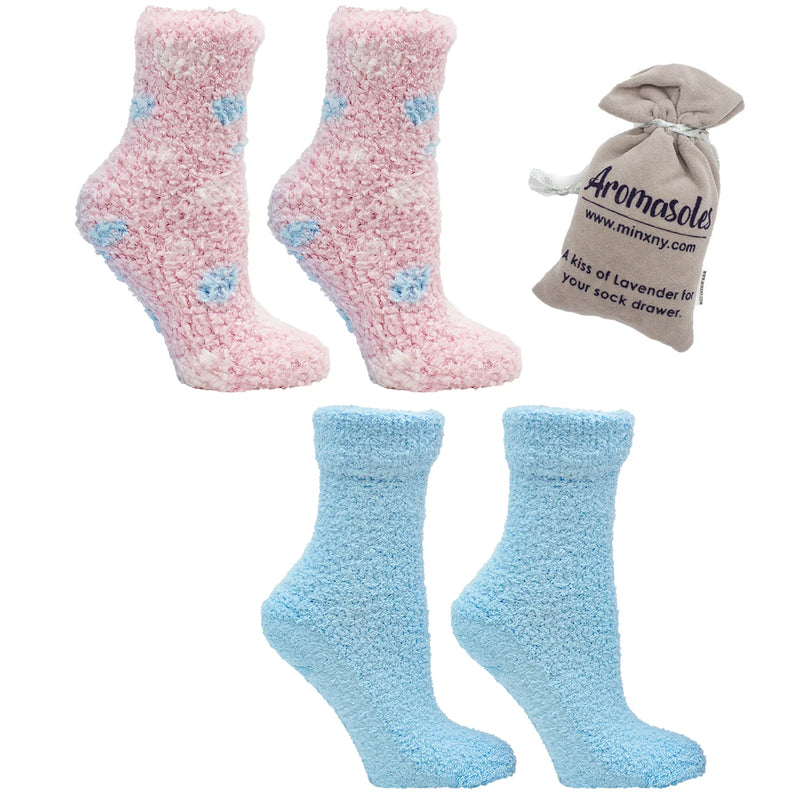 Aromasoles: Infused Socks: Lavender & Shea Butter: Pinkberry Sherbert