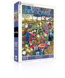 New York Puzzle Company: (1000 Pieces) Flower Garden