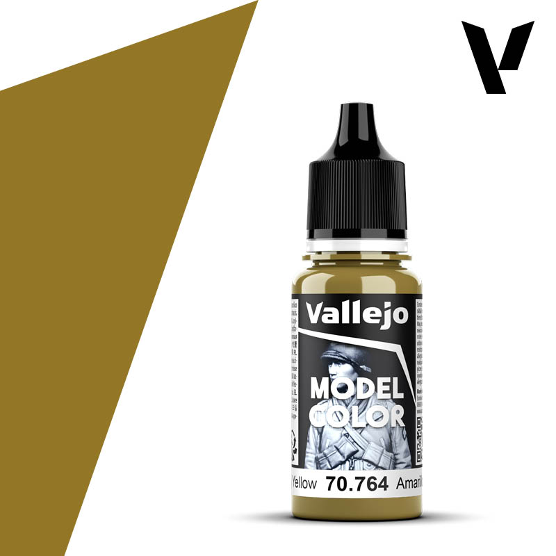 Vallejo: 18ml: Model Color: Military Yellow