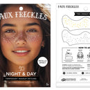 Faux Freckles: Night & Day