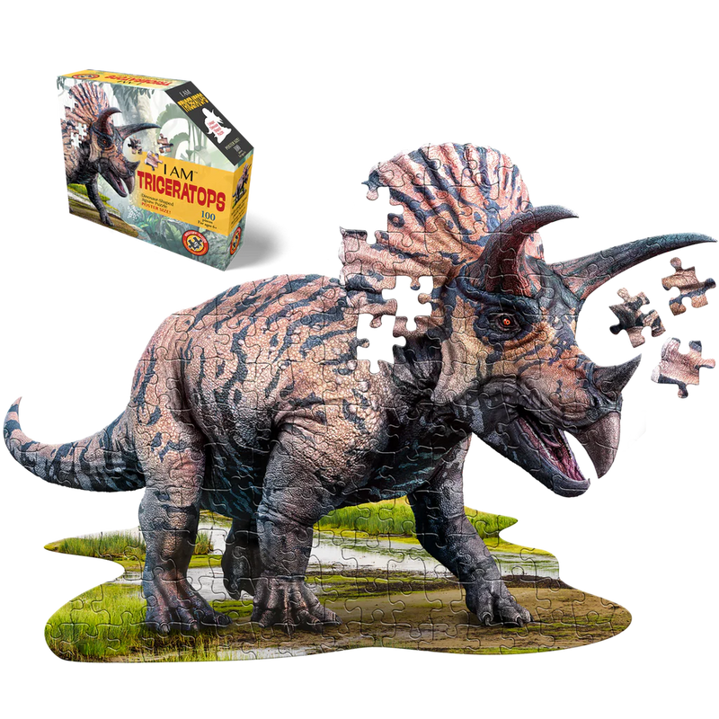 Madd Capp Puzzle: I am Triceratops (100 Pieces)