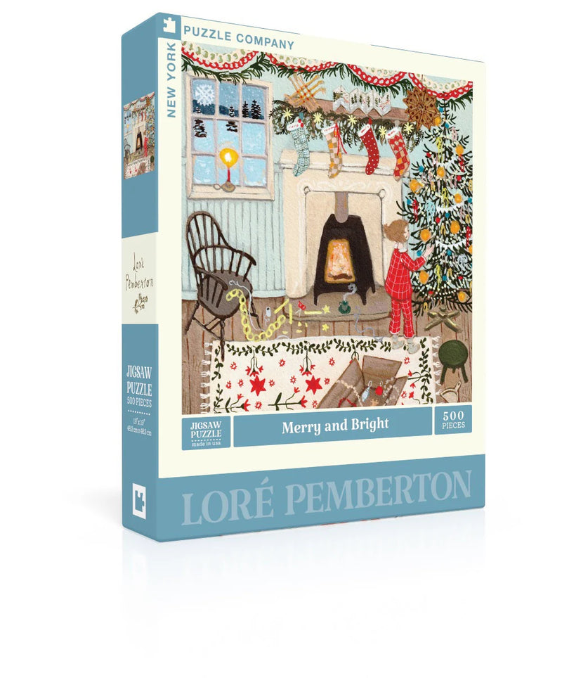 New York Puzzle Company: (500 Pieces) Merry and Bright