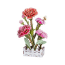 Hands Craft 3D Wooden Puzzle: Carnation Bloom Set