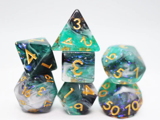 Foam Brain Games Forest Frog RPG Dice Set