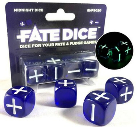 Fate Core RPG: Fate Dice: Midnight