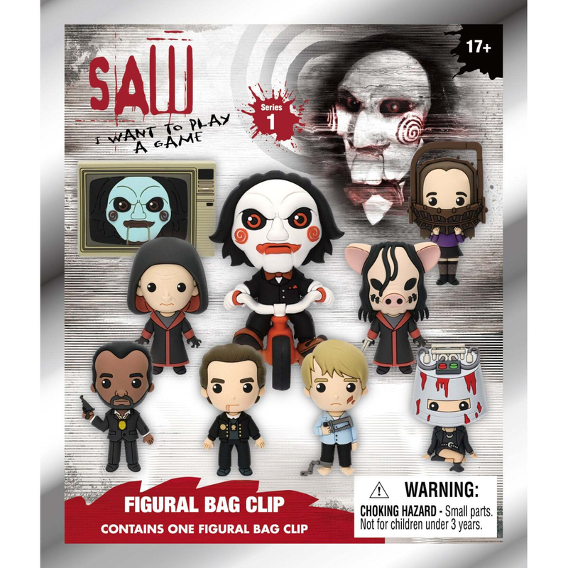 Figural 3D Bag Clip: Saw: Series 1