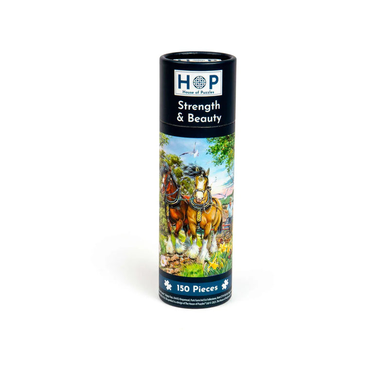 House of Puzzles: 150 Piece Puzzle Tube: Strength and Beauty