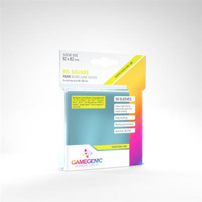 Gamegenic - Prime Big Square-Sized Sleeves 82 x 82 mm