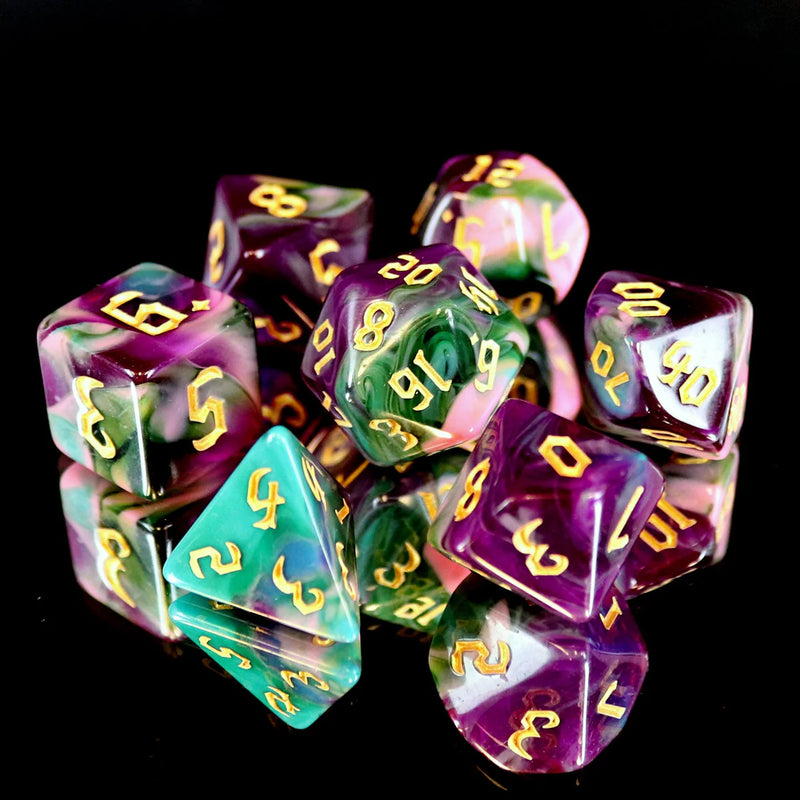 Die Hard Dice: 7pc RPG Set: Night Elves