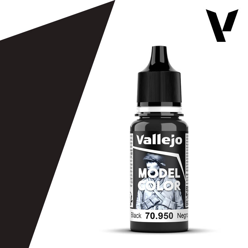 Vallejo: 18ml: Model Color: Black
