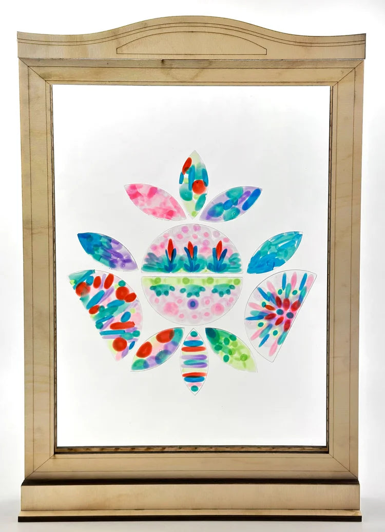 JoyJems: Suncatcher Pattern Play Set - Petals & Half Circles