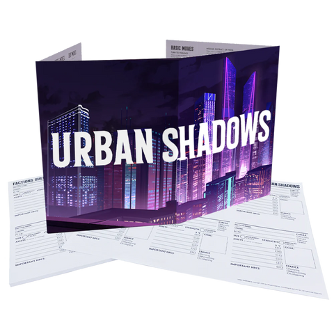 Urban Shadows: MC Screen & Campaign Notepad