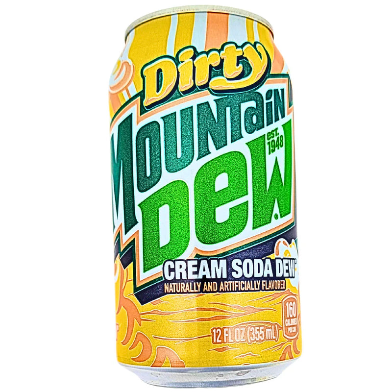 12oz Can: Dirty Mountain Dew: Cream Soda