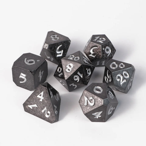 Die Hard Dice: 7pc RPG Set: Shadowlance with Silver