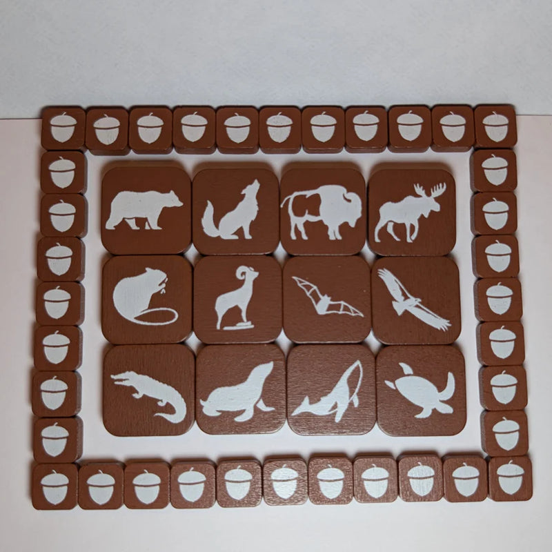Pocket Parks: Wooden Animal Tokens