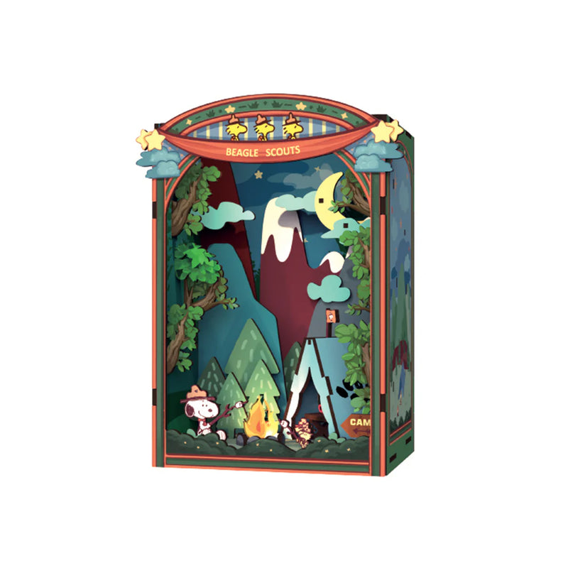 Hands Craft 3D Book Nook: Peanuts Snoopy Beagle Scouts