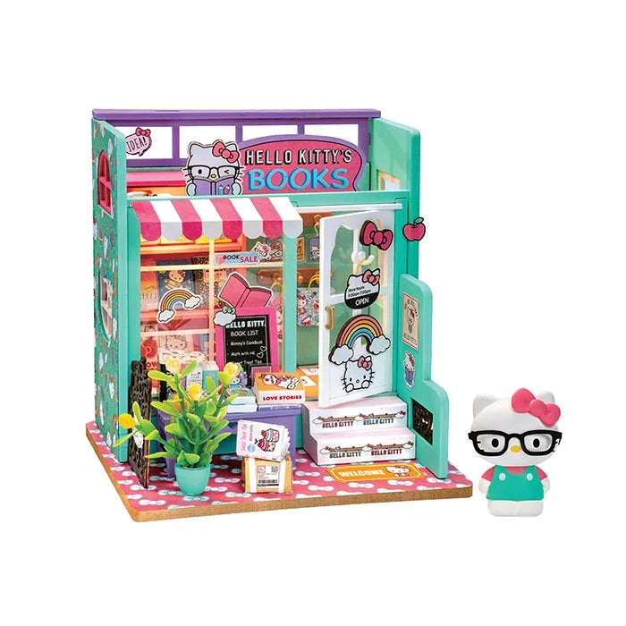 Hands Craft 3D Wooden Puzzle: Hello Kitty: Bookstore