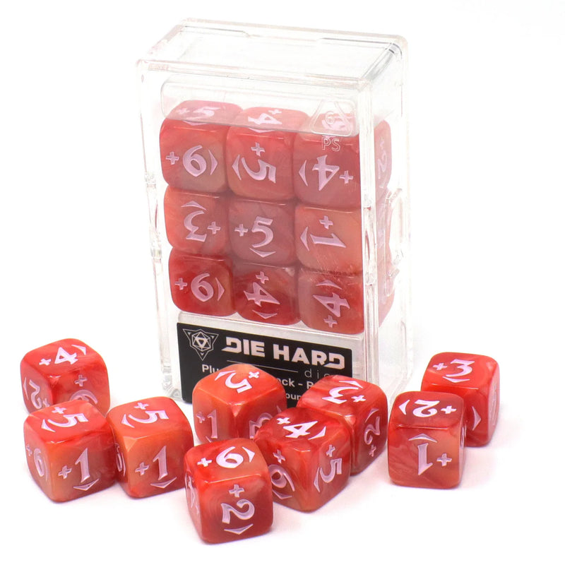 Die Hard Dice: MtG Spindown Counters - Plus Power Pack - Red