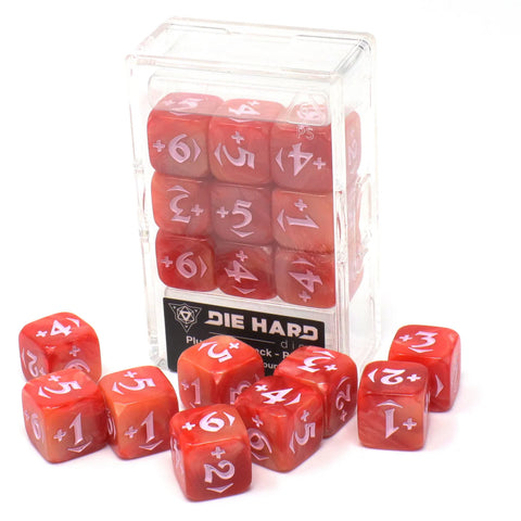 Die Hard Dice: MtG Spindown Counters - Plus Power Pack - Red