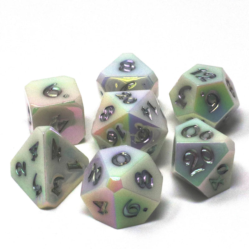 Die Hard Dice: 7pc RPG Set: Silver Linings