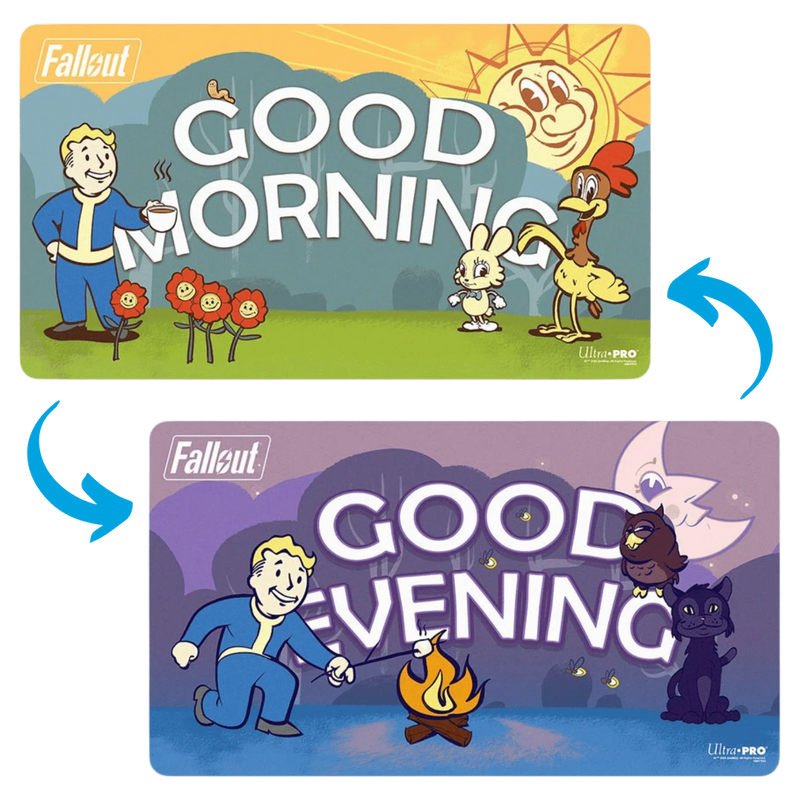 Ultra PRO: Double Sided Playmat: Fallout: Good Morning/Good Evening