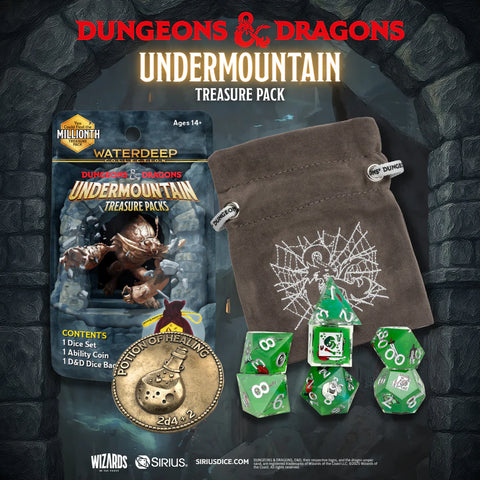 Sirius Dice: Dungeons & Dragons: Undermountain Treasure Packs
