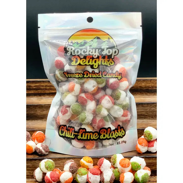 Rocky Top Delights: Freeze Dried Candy: Chili- Lime Blasts