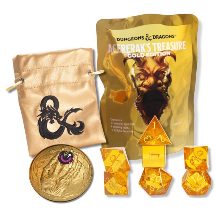 Sirius Dice: Dungeons & Dragons: Acererak's Treasure Blind Pack: Gold Edition