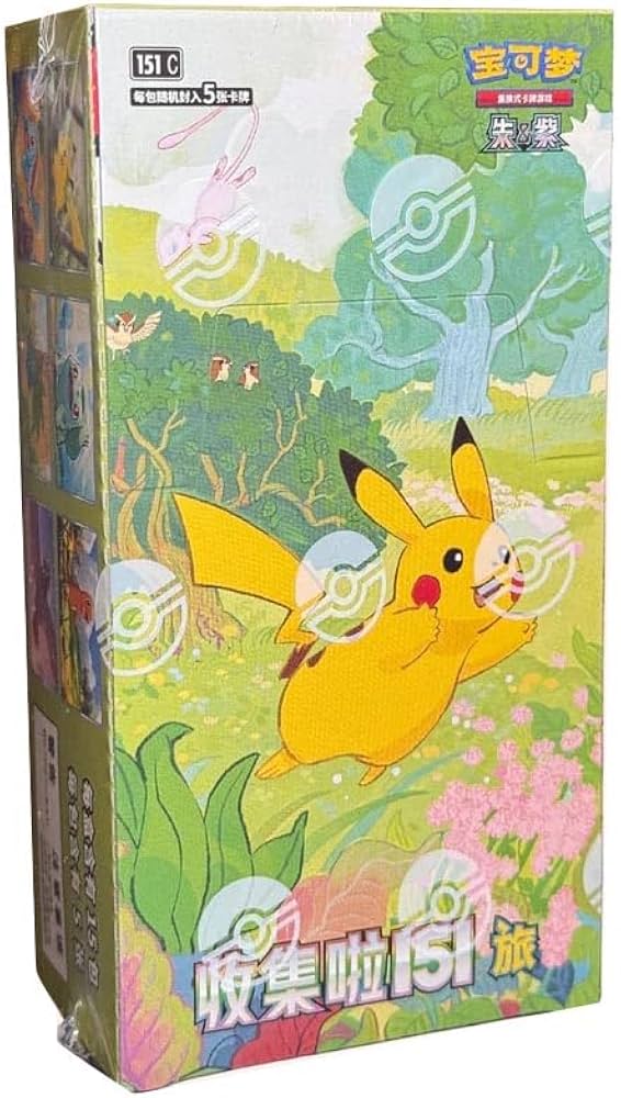 Pokemon Chinese: Collect 151 Journey: Booster Box (Slim)