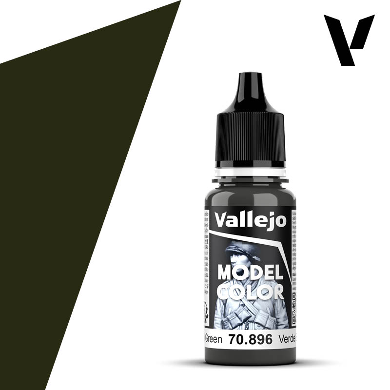 Vallejo: 18ml: Model Color: Extra Dark Green