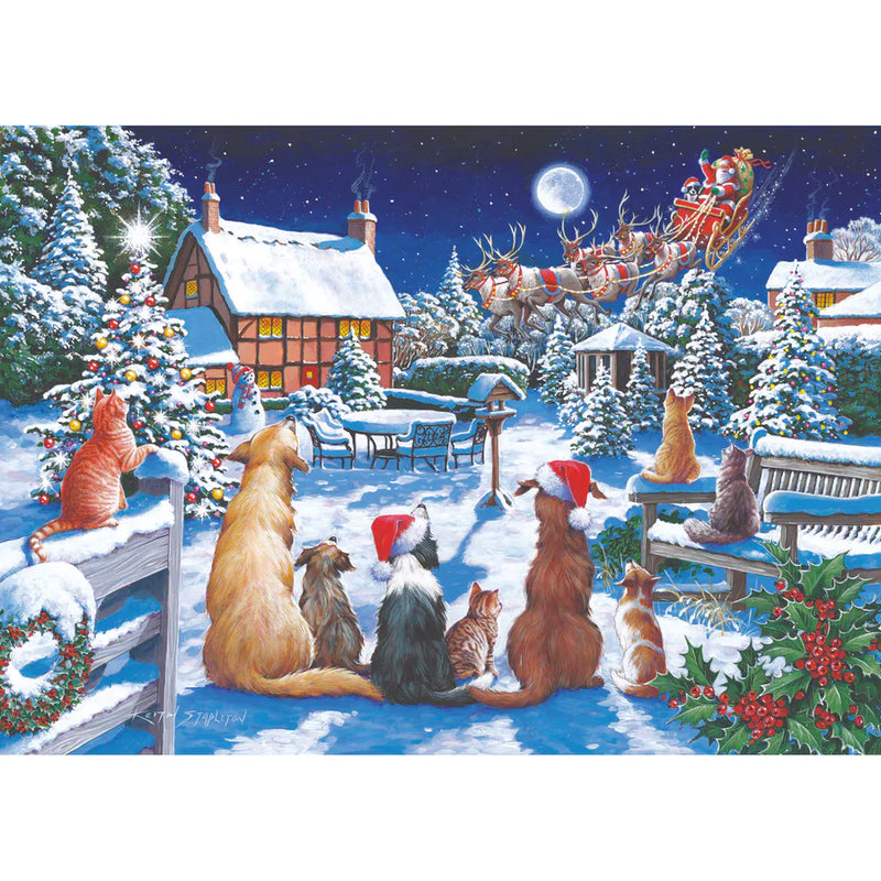 House of Puzzles: BIG 500 Piece Puzzles: Santa Paws