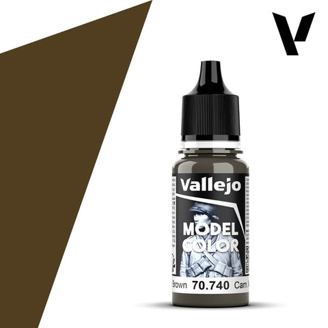 Vallejo: 18ml: Model Color: Camouflage Middle Brown
