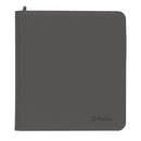 Zipper Folio 12 Pocket- XL - Grey