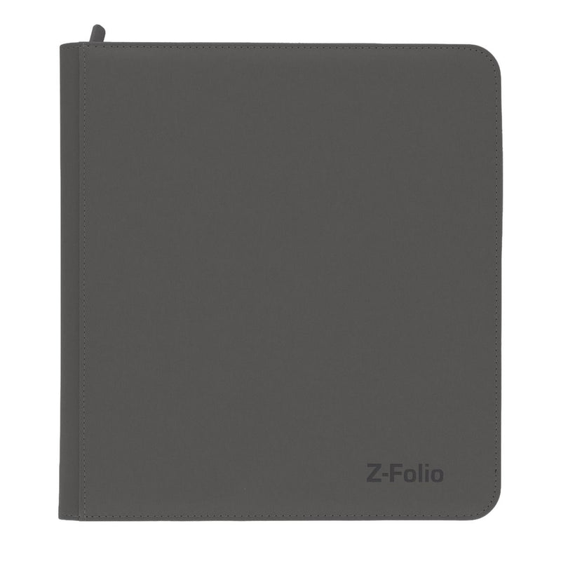 Zipper Folio 12 Pocket- XL - Grey