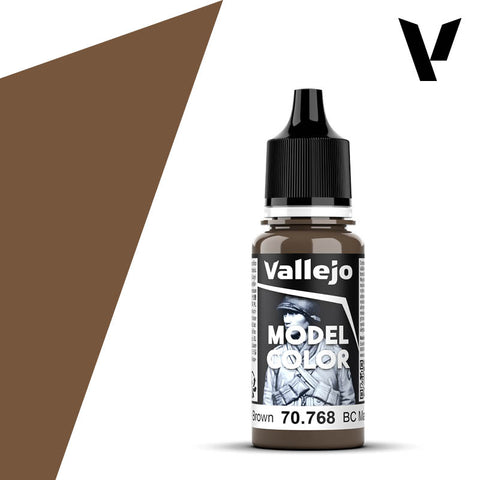 Vallejo: 18ml: Model Color: BC Dark Brown