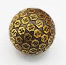 Foam Brain Games 45mm Metal D100 - Gold