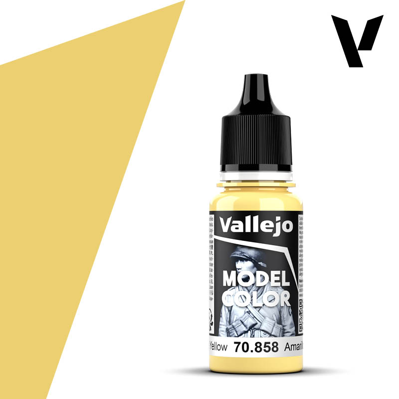 Vallejo: 18ml: Model Color: Ice Yellow