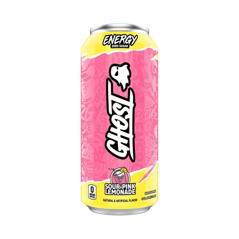 16oz: Ghost Energy: Sour Pink Lemonade