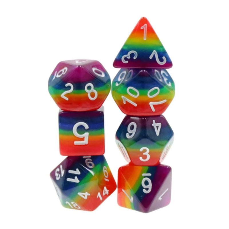 Foam Brain Games RPG Set: Rainbow Dice