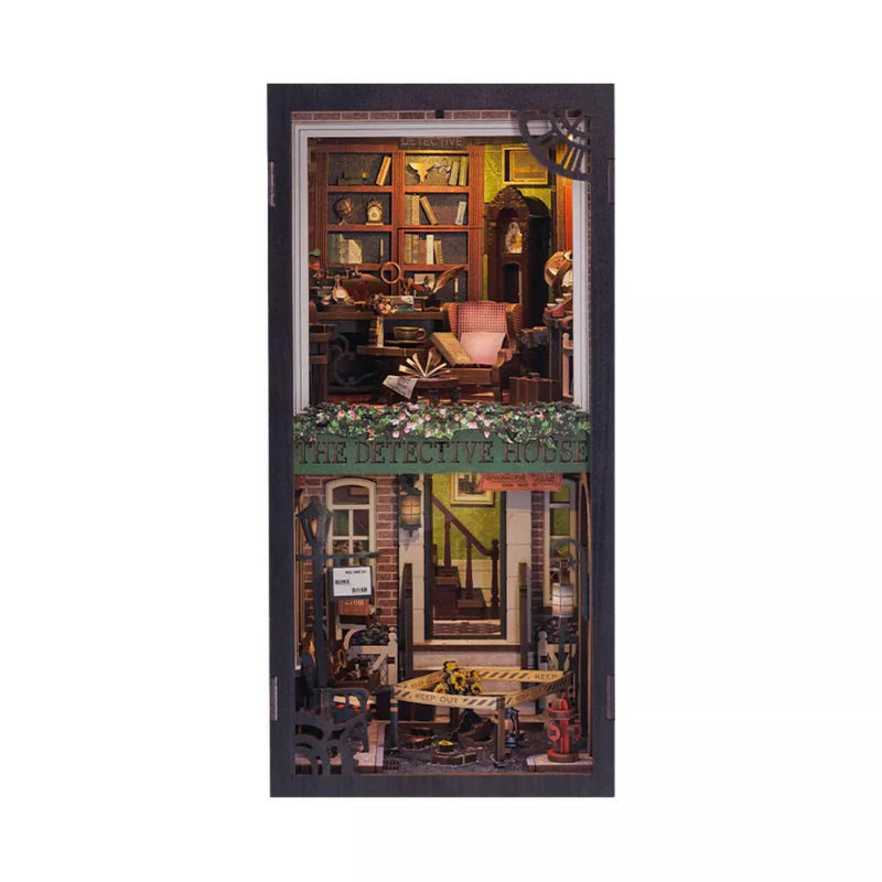 3D Wooden Puzzle Book Nook: Rose Detective Agency