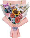 Hands Craft 3D Wooden Puzzle: Hello Kitty and Friends: Flower Bouquet