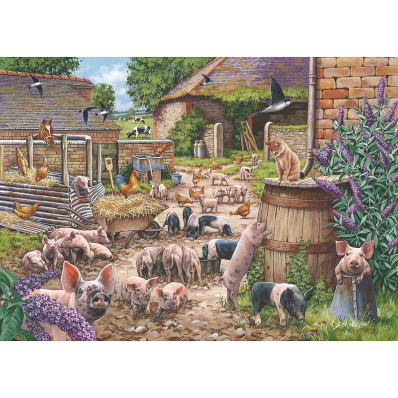 House of Puzzles: 500 Piece Puzzles: Piglet Pandemonium