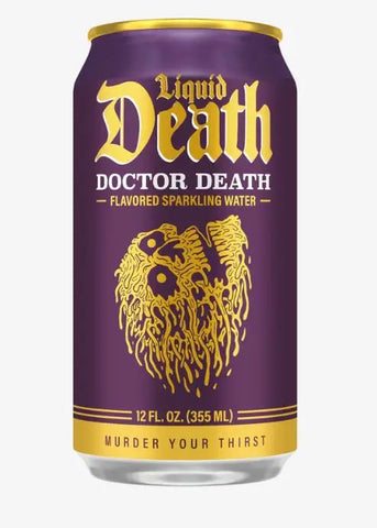 12oz Can: Liquid Death: Doctor Death