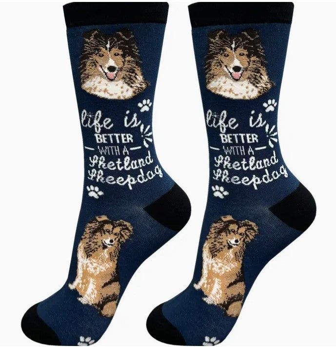 Life is Better Socks: Sheltie