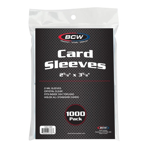 BCW: Card Sleeves (1000 Sleeves)