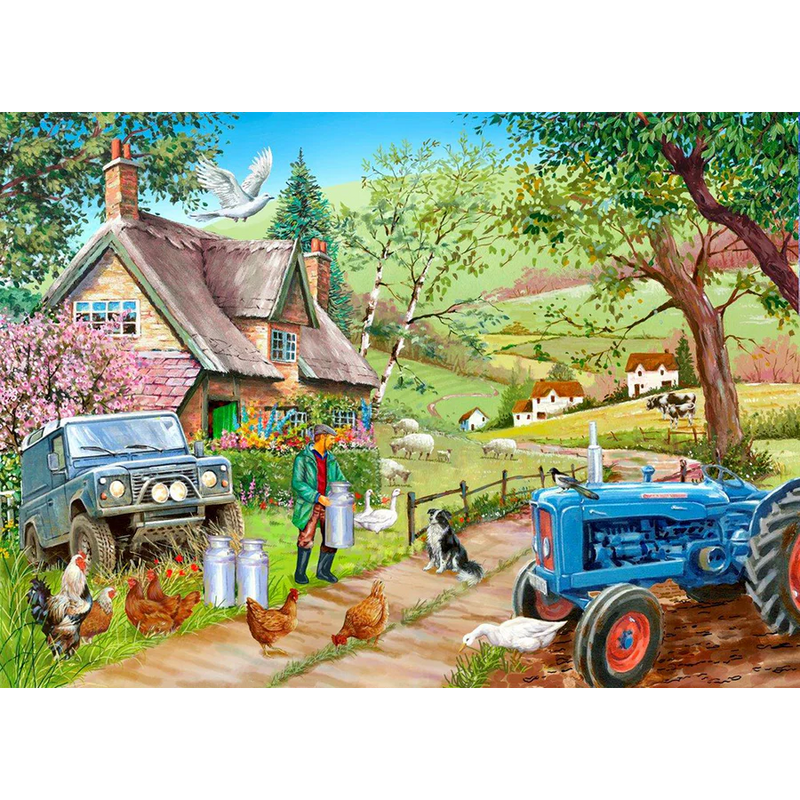 House of Puzzles: 500 Piece Puzzles: Farm Fresh